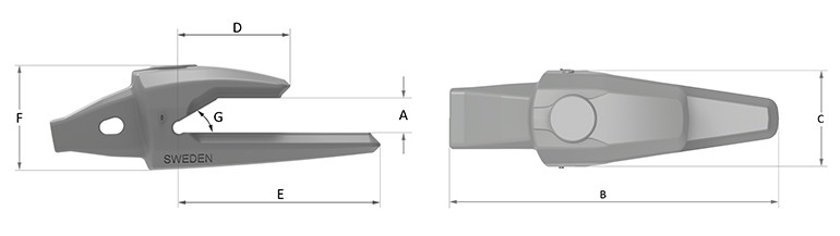 C-REX Grävhållare BE R10 25mm