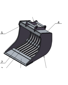 Gallerskopa Hydrema 800mm GA