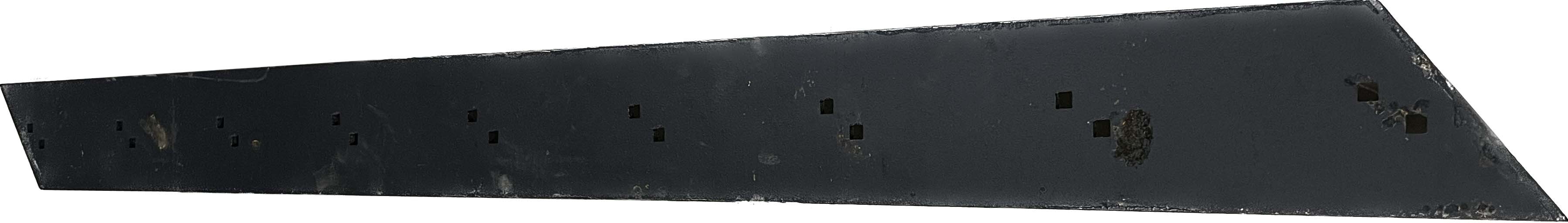 Plogstål SMS 2590x10x200 snedskuret 9 st hålpar c-c 290 mm